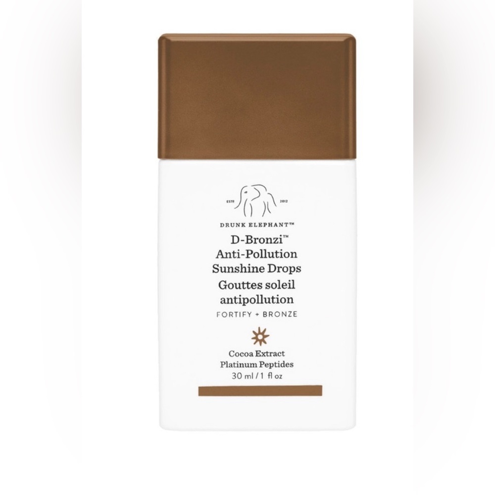 Drunk Elephant D-Bronzi Anti-Pollution Bronzing Drops with Peptides